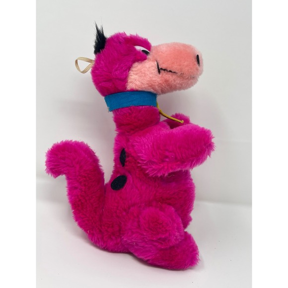 DINO The Flintstones Character Vintage 1980 Pink Plush‎ Toy Hanna Barbera - Picture 3 of 6